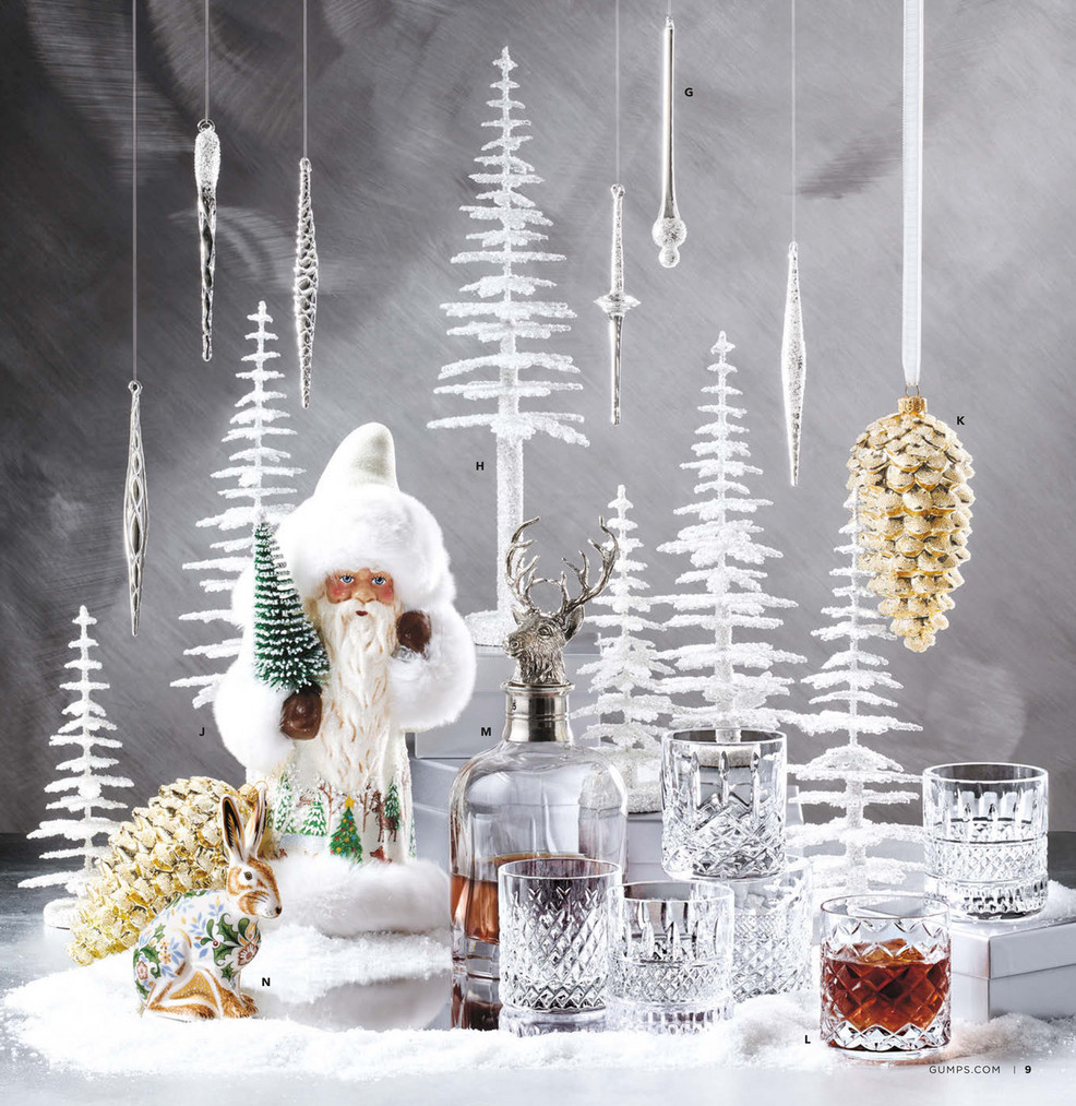 Gump's - Gump's Holiday Catalog D2 2023 - Twilight Glass Icicle